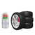 4 x Car Auto Tire Monitor Valve Dust Cap Pressure Indicator Sensor Eye Alert