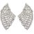 Kriaa Mithya  Designer Rhodium Plated Austrian Diamond Stone Necklace Set