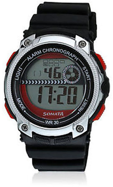 Sonata 77005PP03 Men Digital Watch