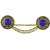 A Bit Of Me Distinguished Me Multi Colour Alloy Brooch