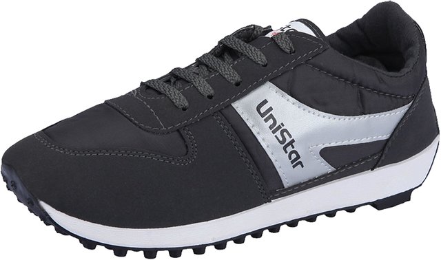 Buy Unistar Men's Black Sneakers - 7 UK (41 EU) (602-7-Black) at Amazon.in