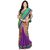 Triveni Multicolor Net Embroidered Saree With Blouse