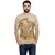 Hand-painted Egyptian Scribbles Beige T-shirt
