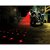 Universal Car / Bike Red LED DRL Laser Fog Multi-Purpose Tail Light