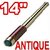 CROWN Brand Antique BRASS 14 Inches Long Telescope 3 pipe retractable + FreeGift