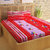 Bedspun 100 Cotton Red 1 Double Bedsheet With 2 Pillow Cover-Mg1438-Bs
