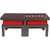 Arra Trendy Coffee Table With Two Stools - Red
