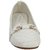 Belson White Faux Leather Loafers Casual wear for women
