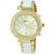 Addic Ceramic Beauty Geneva Studded Wristwatch for Women -White (Fashion Watch) WW026