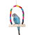 Colorful Swing Bird Toy Parrot Cage Toys Cages Parakeet Cockatiel Finch Lovebird Budgie