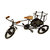 Wooden  Iron Rikshaw Bottle Stand by Desi Karigar