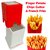 Plastic Red  White Finger Potato Chips French Fries Cutter (No. of Pieces 1)