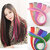 Blue Color Hair Extension Female Long Straight Hair Clip In Synthetic hairpiece