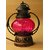 Wooden  Iron Hand Carved pink Colored Electric Lantern by Desi Karigar