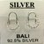 92.5 Sterling Silver Bali ( SOLIDGER )