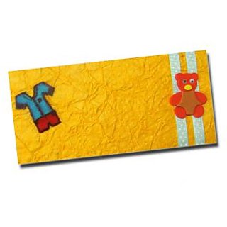 Handmade baby envelope clearance
