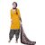 Aaina Yellow Cotton Printed Suit (SB-2839) (Unstitched)