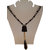 Aarna Accessories Black Color Pearl Necklaces