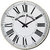 Mesleep Victoria Vintage Wall Clock With Glass Top