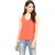 Harpa Coral Rayon Solid Womens Top