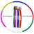 Folding Colorful Hula Hoop for Kids Outdoor Activity