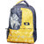 Sami Yellow  Grey Polyester School Bag For Boys