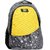 Sami Yellow  Grey Polyester School Bag