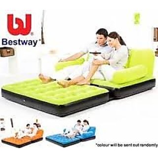 Bestway 5 In 1 Air Inflatable Sofa In Green Bestway 5 In 1 Air Inflatable Sofa In Green