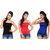 Combo - 3 Camisole Black/Red/Blue