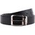 Wildhide Men Formal Black Genuine Leather Belt (Black)