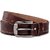 Wildhorn Men Casual Brown Genuine Leather Belt (Brown)