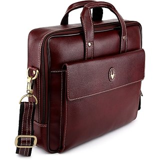 Buy Wildhorn 13 Inch Laptop Messenger Bag (Brown) Online @ ₹1899 from ...