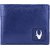 Wildhorn Men Blue Genuine Leather Wallet (6 Card Slots)