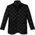 Civvies Black Cotton Velvet Checks Blazer and T Shirt Set for Boys