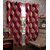 k decor maroon print curtain fabric(5 mtr)