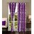 k decor purple print curtain fabric (5 mtr)
