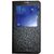 Tbz Premium Window Flip Cover Case For Samsung Galaxy Note5 -Black NT5CVBLK