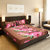 Valtellina  4D Adorable pink FloralPrint Double Bed Sheet(FLO-002)
