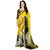 Styloshopper Designer Yellow Fashionable  Printed Georgette Saree