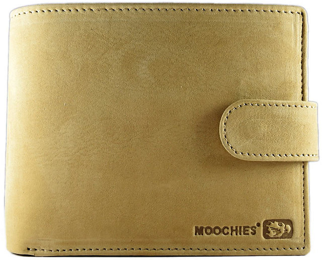 Moochies Leather Wallet Womens Top Zip Brown Snap Front Zip Pocket Credit  Card | eBay