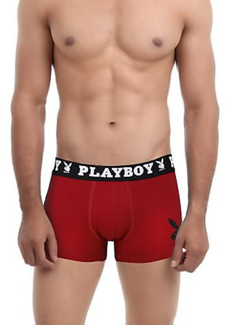 Playboy Men's Cotton Uno Boxer Briefs (Pack of 2)