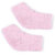 Footful 1 Pair of Gel Heel Moisturising Socks Protectors Foot Spa Treatment for Cracked Heel/Foot Pain Relief---Pink