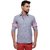 Jermyn Crest- Grey color Oxford Premium Linen Casual Shirt