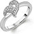 Om Jewells Sterling Silver Gorgeo ring with CZ stones for Women FR7000511