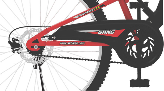 gang cycle disc brake