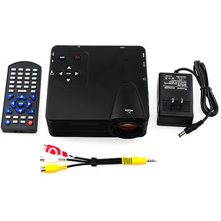 LZ-H80 1080P HD 80 LM Portable LED LCD Game Projector With HDMI SD CARD USB VGA