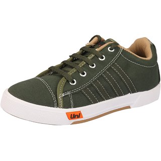 Buy Unistar Canvas Shoes 5002 Olivegreen Online 498 from ShopClues
