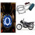 Capeshoppers Angel Eyes Ccfl Ring Light For Hero Motocorp Splendor Plus- Blue Set Of 2