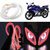 Capeshoppers Flexible 30Cm Audi / Neon Led Tube For Yamaha Yzf-R15- Red