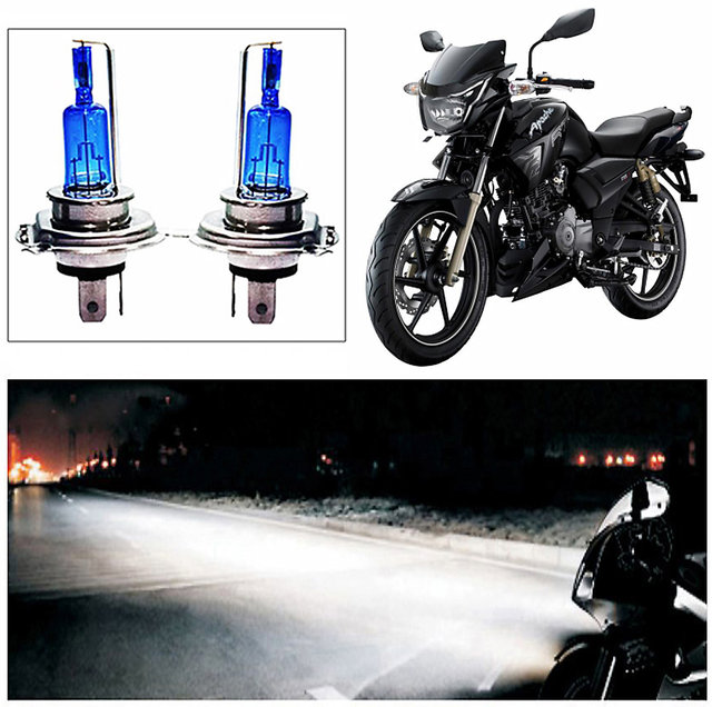 Buy Capeshoppers Xenon Cyt White Headlight Bulbs For Tvs Apache Rtr 160 Set Of 2 Online 799 From Shopclues